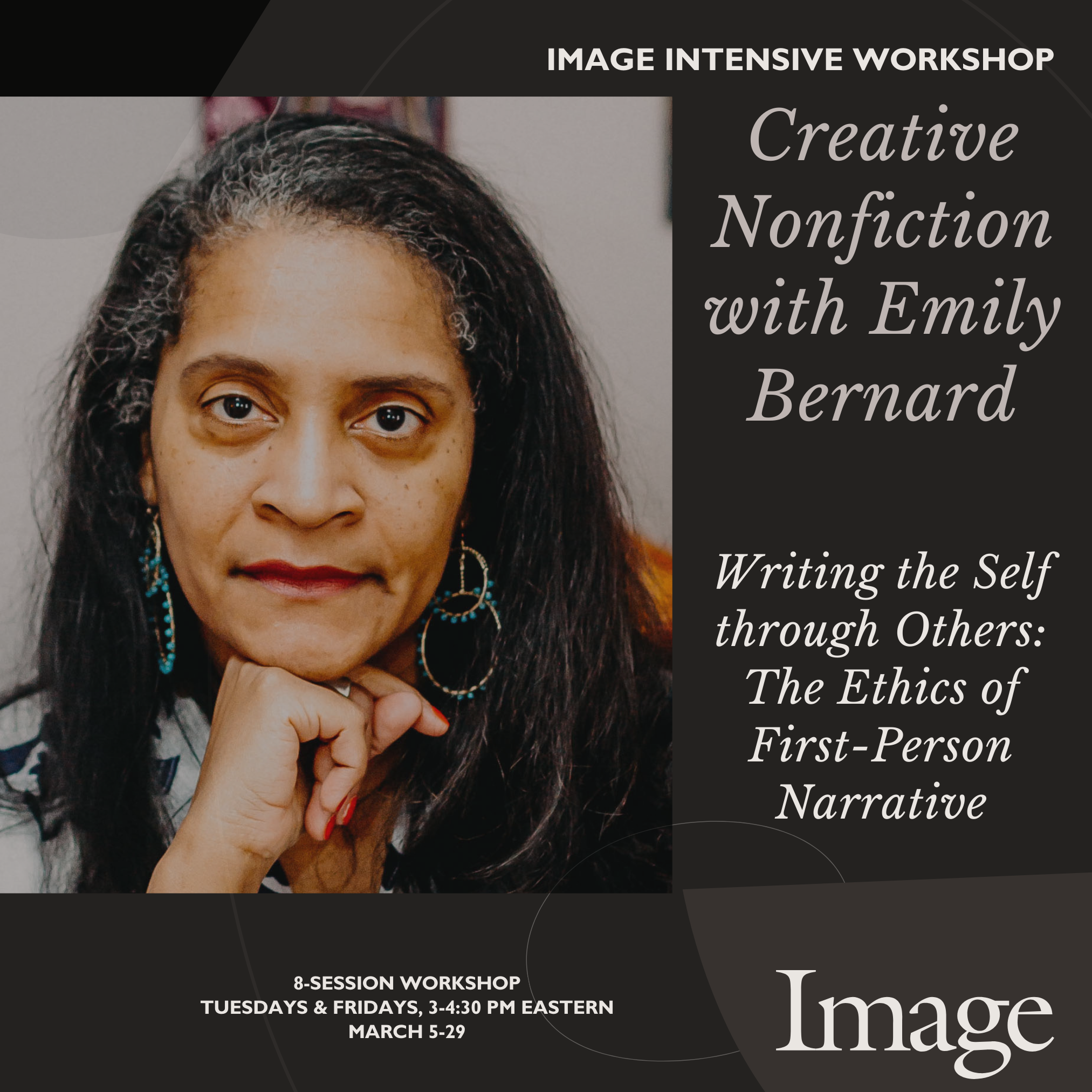 promo image for 2024 Image Intensive with Emily Bernard