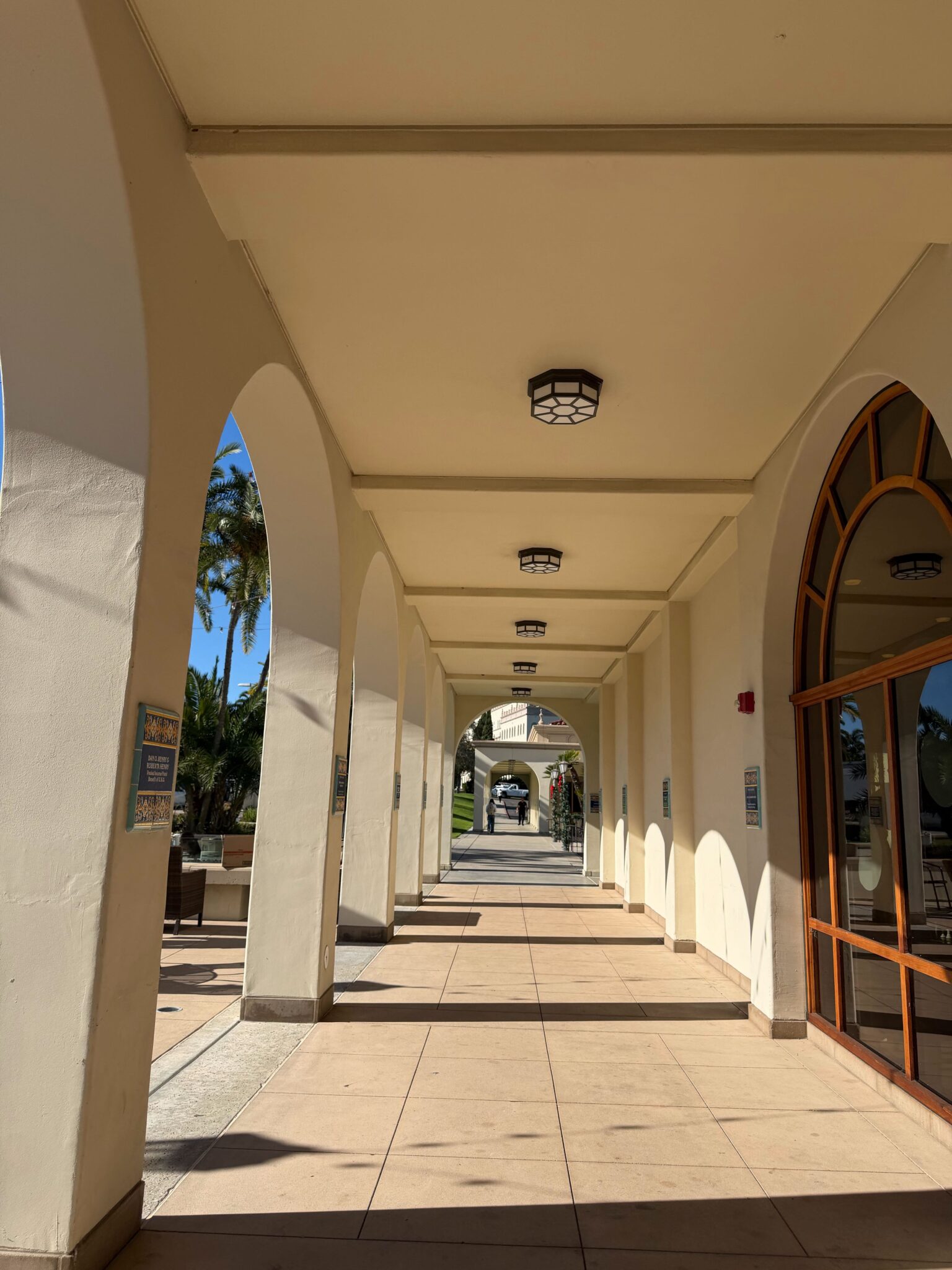 corridor at University of San Diego