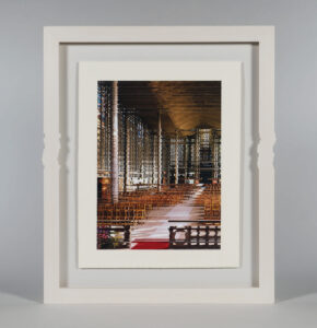 Picture of a painting of a hallway