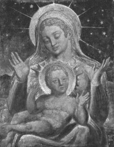 Celestial mother with baby
