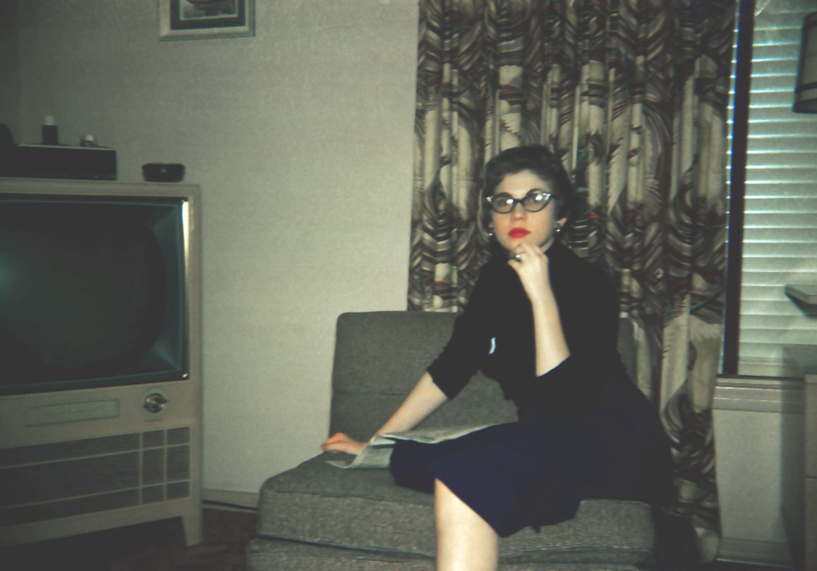 woman 1950s tv